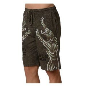 Ed Hardy Men's Soft Knit Sleep Lounge Pajama Short